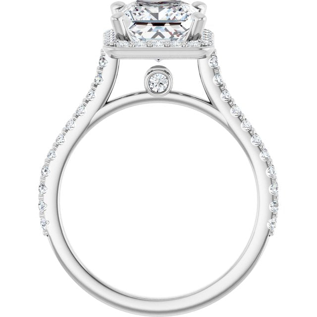 Halo-Style Engagement Ring