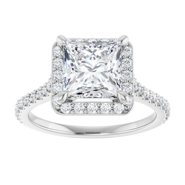 Halo-Style Engagement Ring