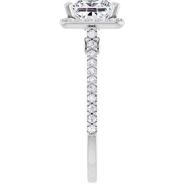Halo-Style Engagement Ring