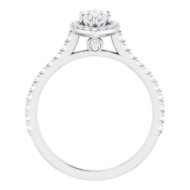 Halo-Style Engagement Ring