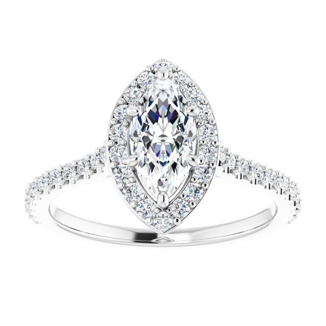 Halo-Style Engagement Ring