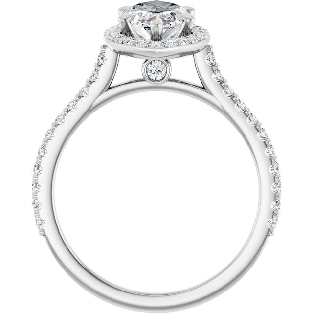 Halo-Style Engagement Ring