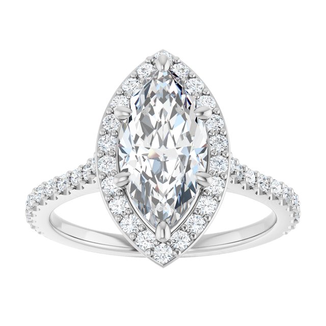 Halo-Style Engagement Ring