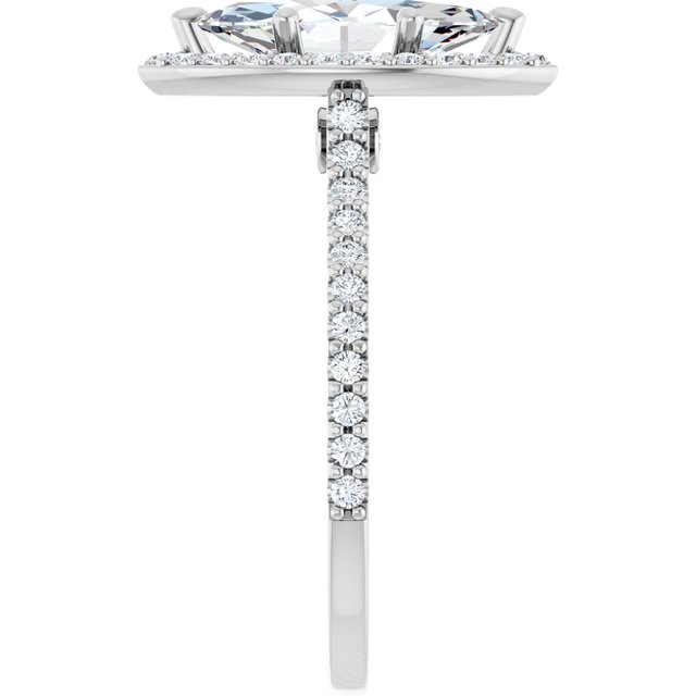 Halo-Style Engagement Ring