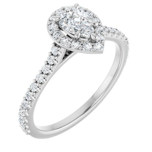 Halo-Style Engagement Ring