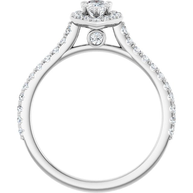 Halo-Style Engagement Ring