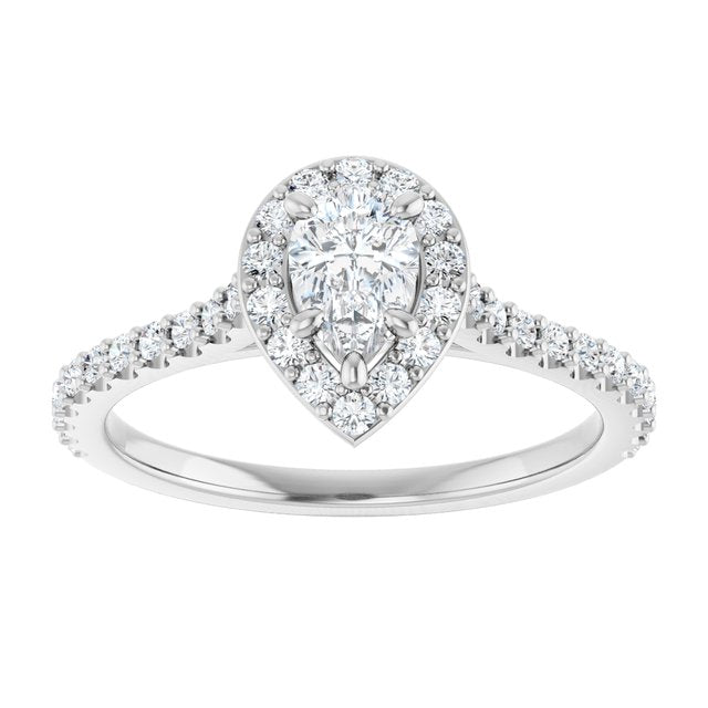 Halo-Style Engagement Ring