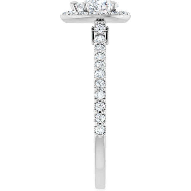 Halo-Style Engagement Ring