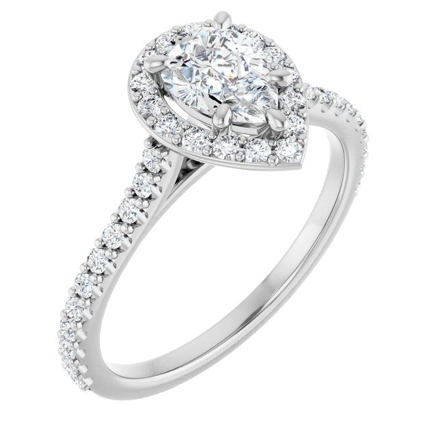 Halo-Style Engagement Ring