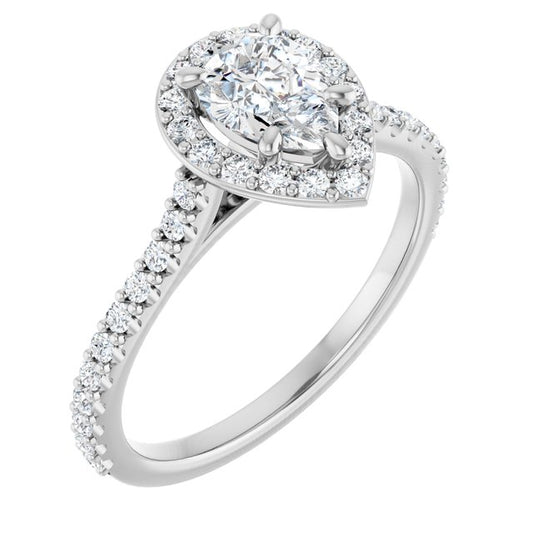 Halo-Style Engagement Ring