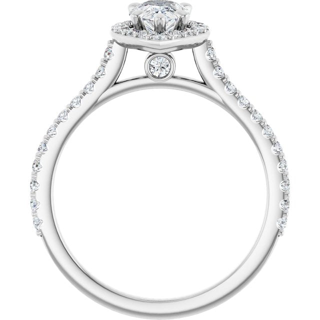 Halo-Style Engagement Ring