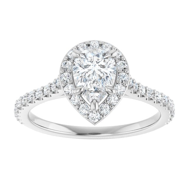 Halo-Style Engagement Ring
