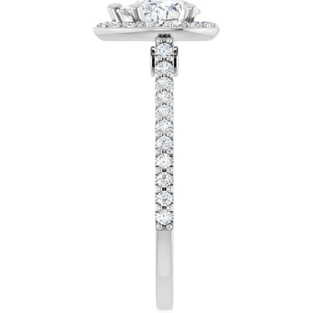Halo-Style Engagement Ring