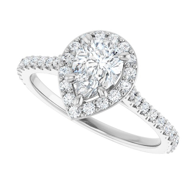 Halo-Style Engagement Ring