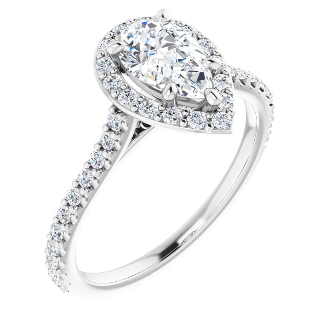Halo-Style Engagement Ring