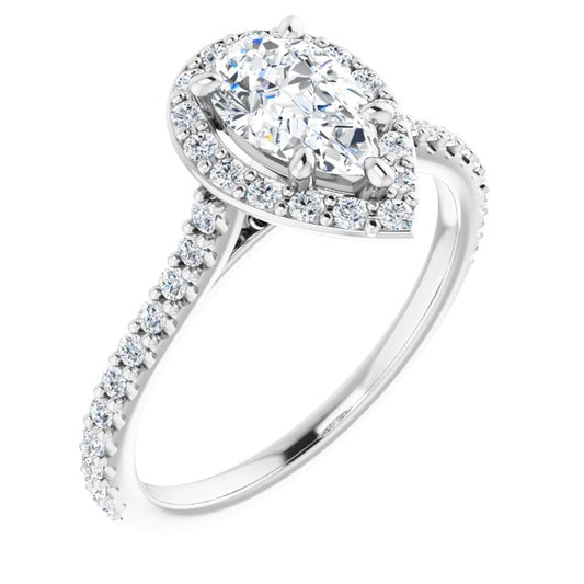 Halo-Style Engagement Ring
