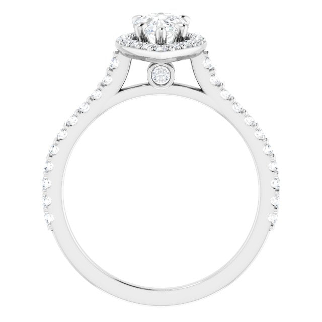 Halo-Style Engagement Ring