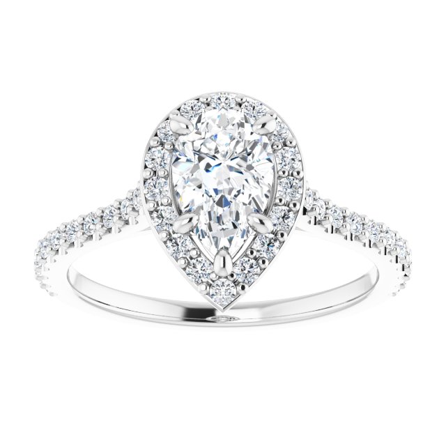 Halo-Style Engagement Ring
