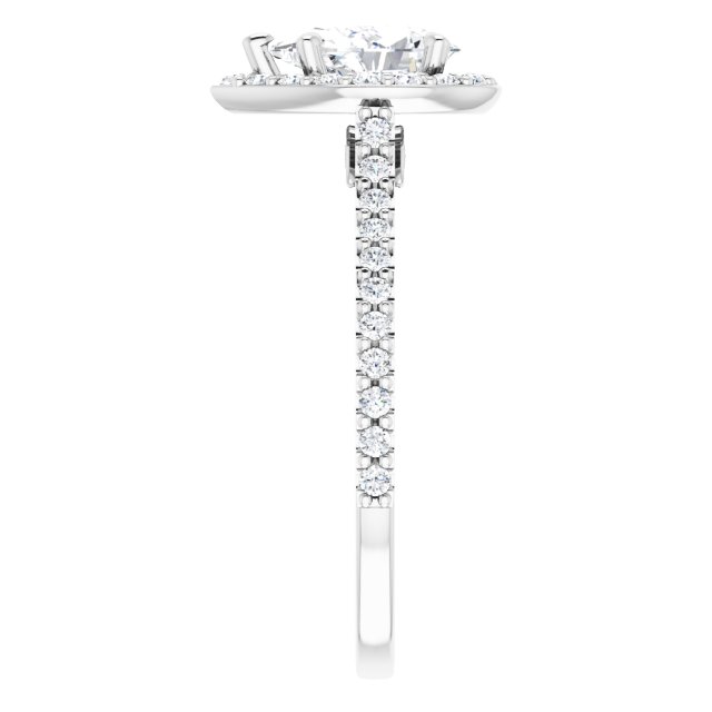 Halo-Style Engagement Ring