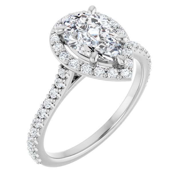 Halo-Style Engagement Ring