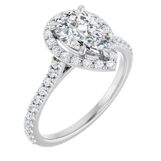Halo-Style Engagement Ring