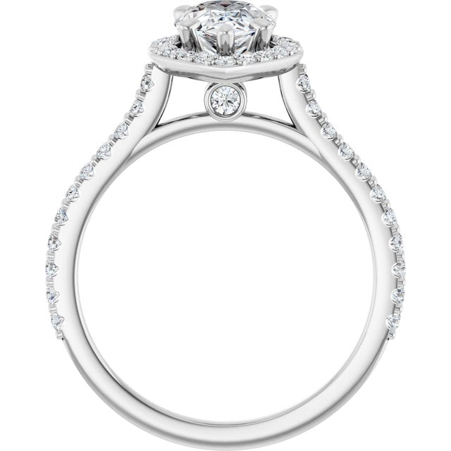 Halo-Style Engagement Ring