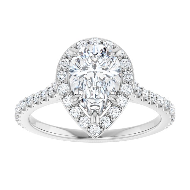 Halo-Style Engagement Ring