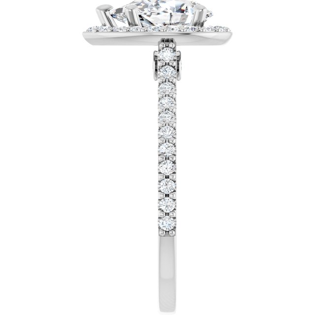 Halo-Style Engagement Ring
