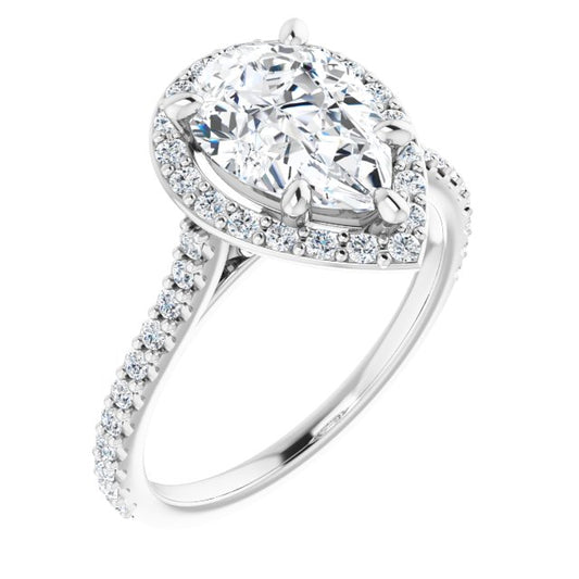 Halo-Style Engagement Ring
