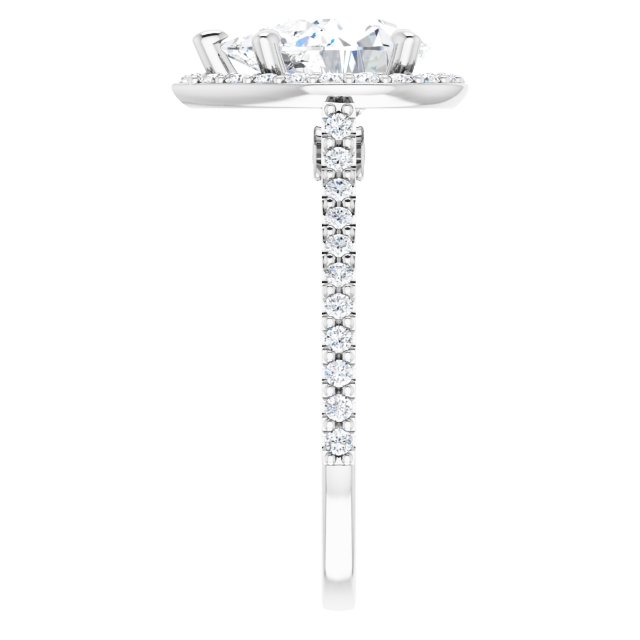 Halo-Style Engagement Ring