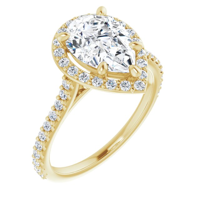 Halo-Style Engagement Ring