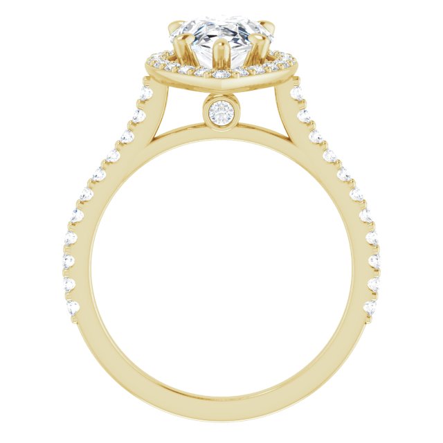 Halo-Style Engagement Ring