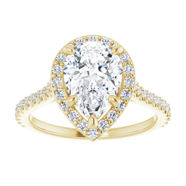 Halo-Style Engagement Ring