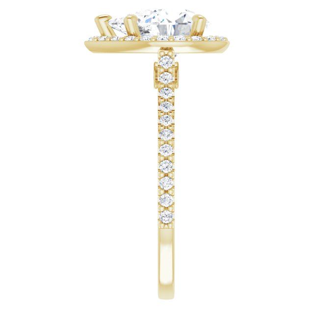 Halo-Style Engagement Ring
