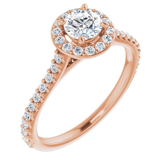 Halo-Style Engagement Ring