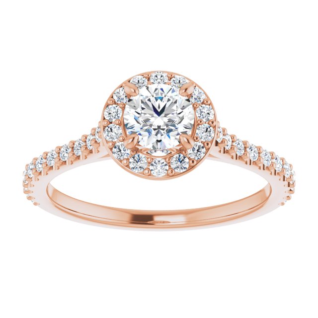 Halo-Style Engagement Ring