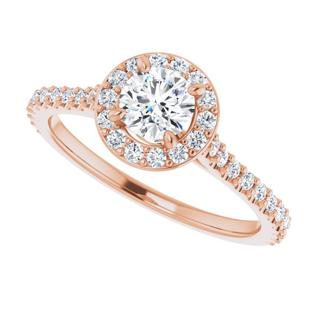 Halo-Style Engagement Ring