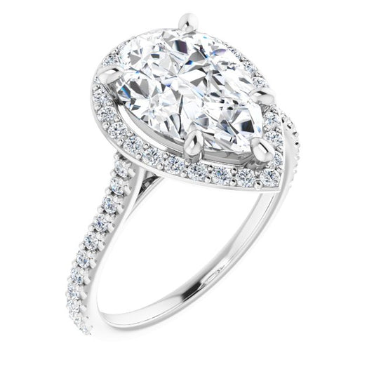 Halo-Style Engagement Ring