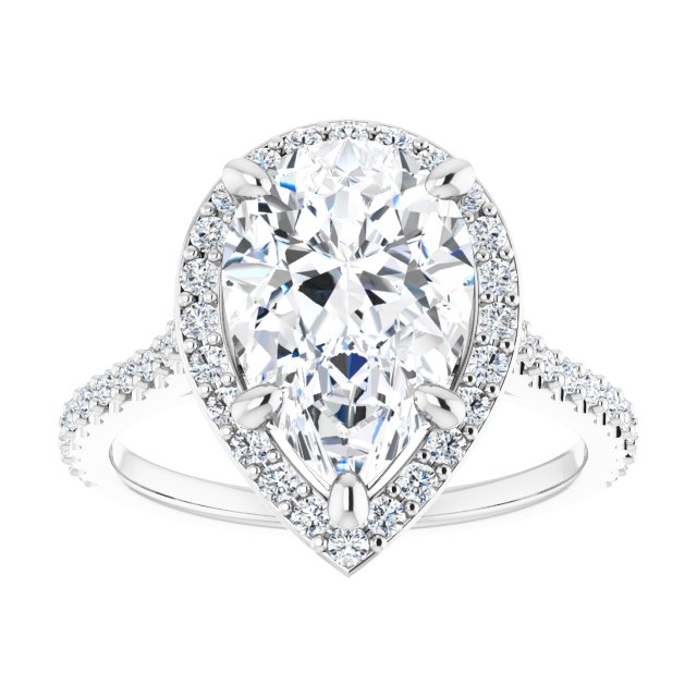 Halo-Style Engagement Ring