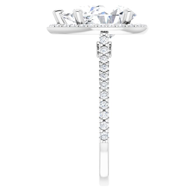 Halo-Style Engagement Ring