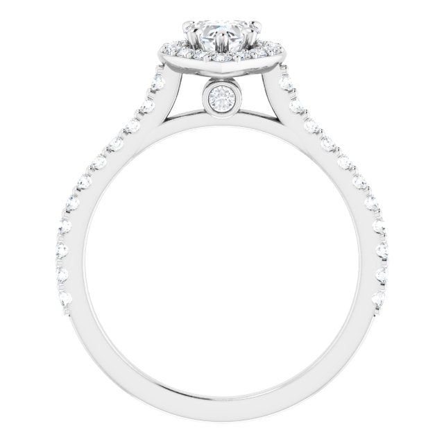 Halo-Style Engagement Ring