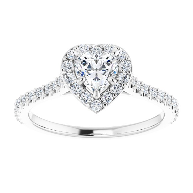 Halo-Style Engagement Ring