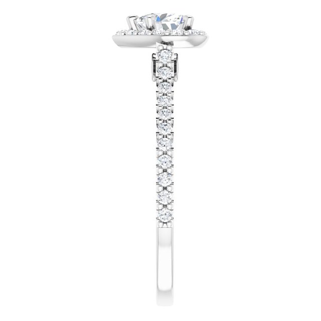 Halo-Style Engagement Ring