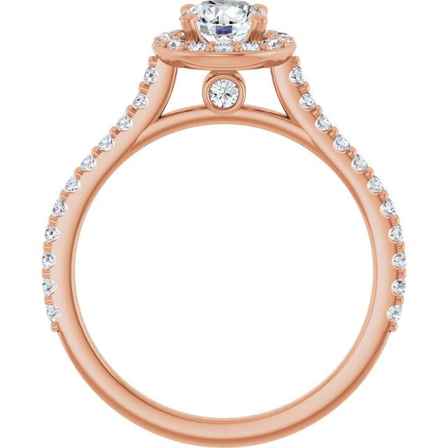 Halo-Style Engagement Ring