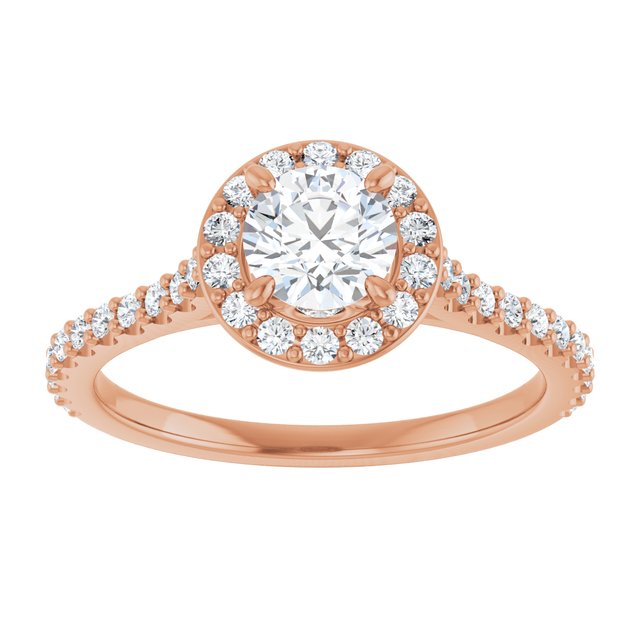Halo-Style Engagement Ring