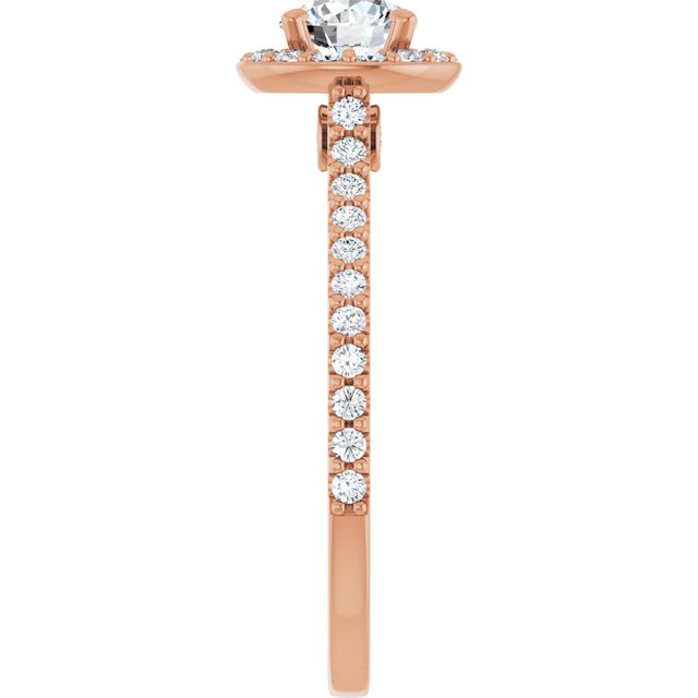 Halo-Style Engagement Ring