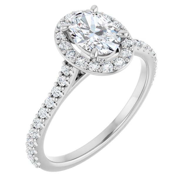 Halo-Style Engagement Ring