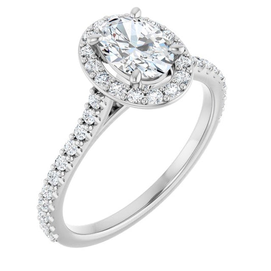 Halo-Style Engagement Ring