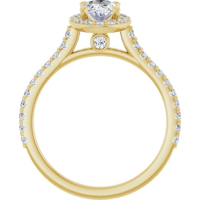 Halo-Style Engagement Ring