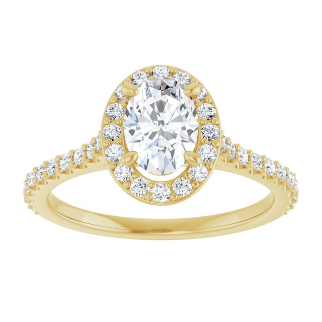 Halo-Style Engagement Ring